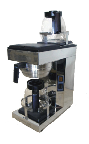 Manual brewer outlet